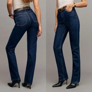 NWT Reformation Jax Stretch High Rise Jeans in Seneca Wash Blue Size: 29